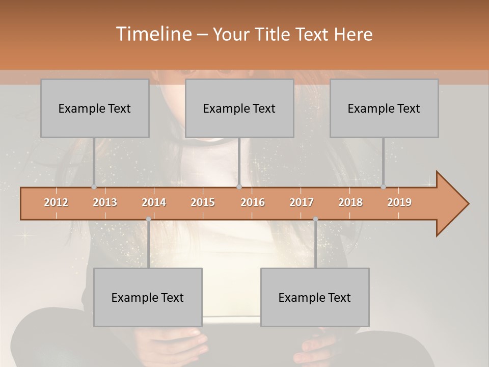 Surprised Magic Child PowerPoint Template
