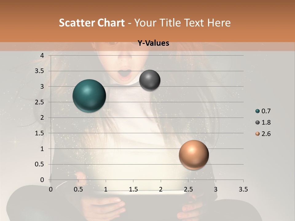 Surprised Magic Child PowerPoint Template