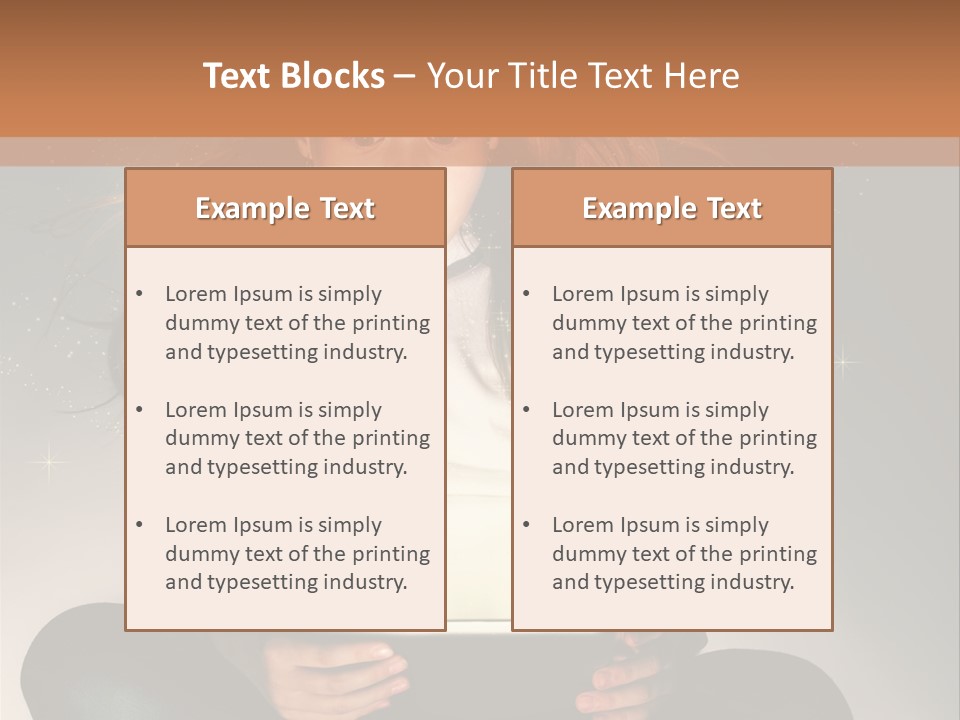 Surprised Magic Child PowerPoint Template