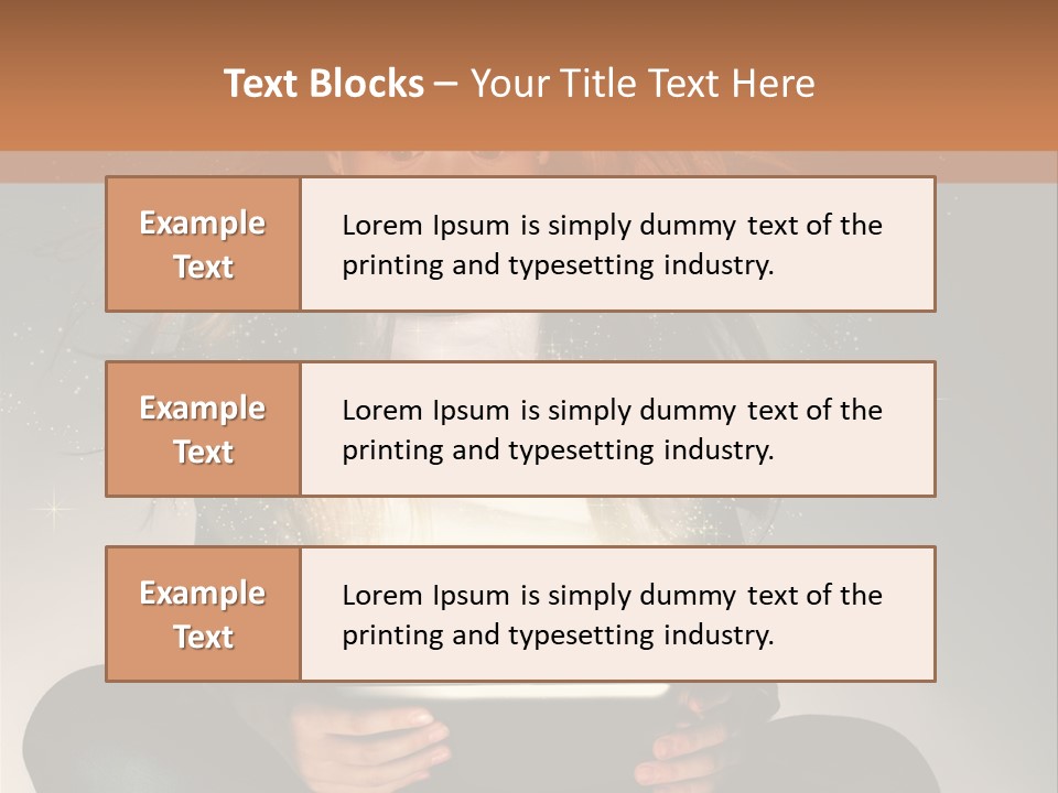 Surprised Magic Child PowerPoint Template