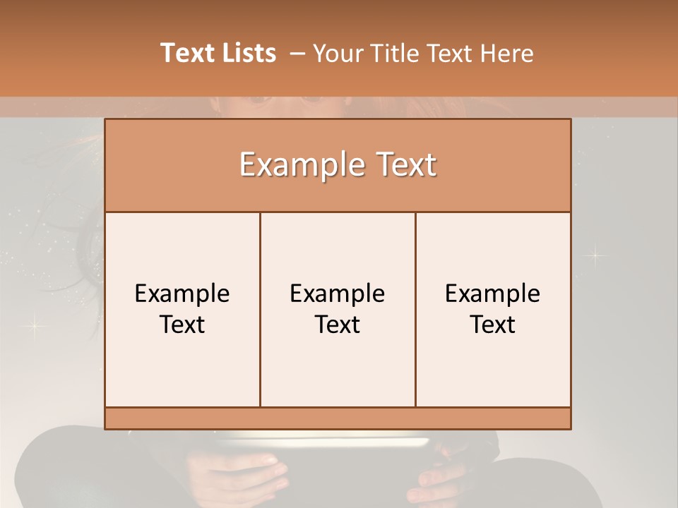 Surprised Magic Child PowerPoint Template