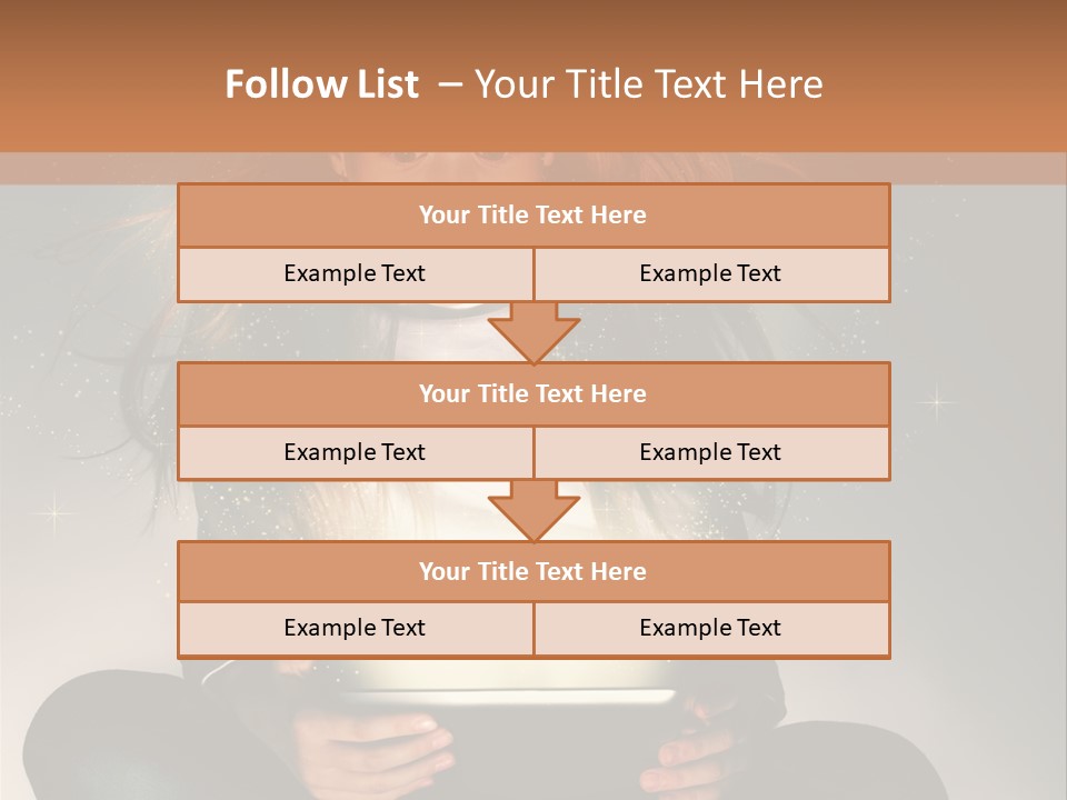 Surprised Magic Child PowerPoint Template