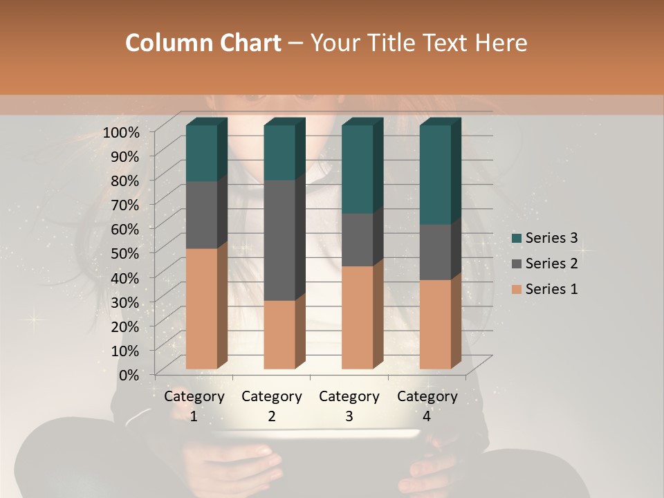 Surprised Magic Child PowerPoint Template