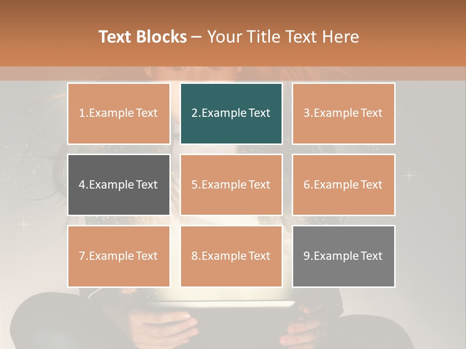 Surprised Magic Child PowerPoint Template