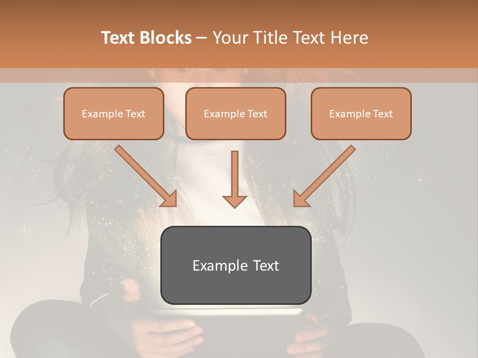 Surprised Magic Child PowerPoint Template