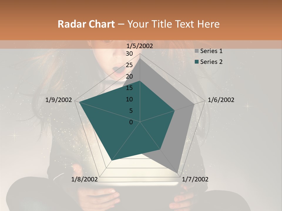 Surprised Magic Child PowerPoint Template