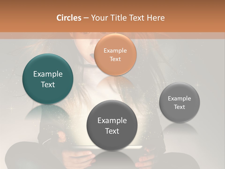 Surprised Magic Child PowerPoint Template