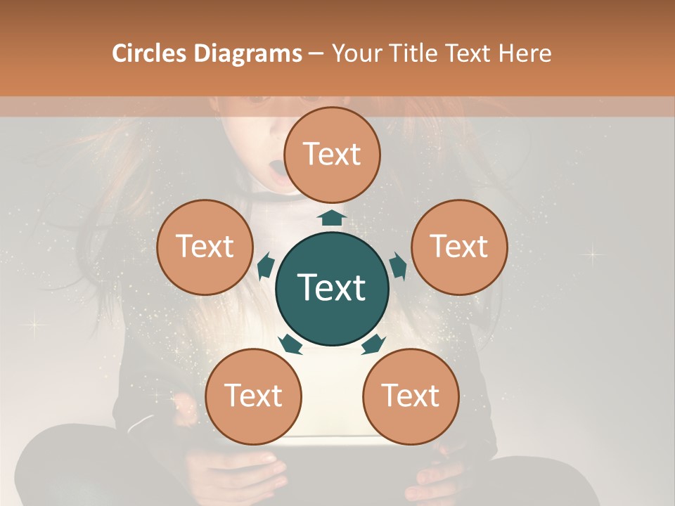 Surprised Magic Child PowerPoint Template