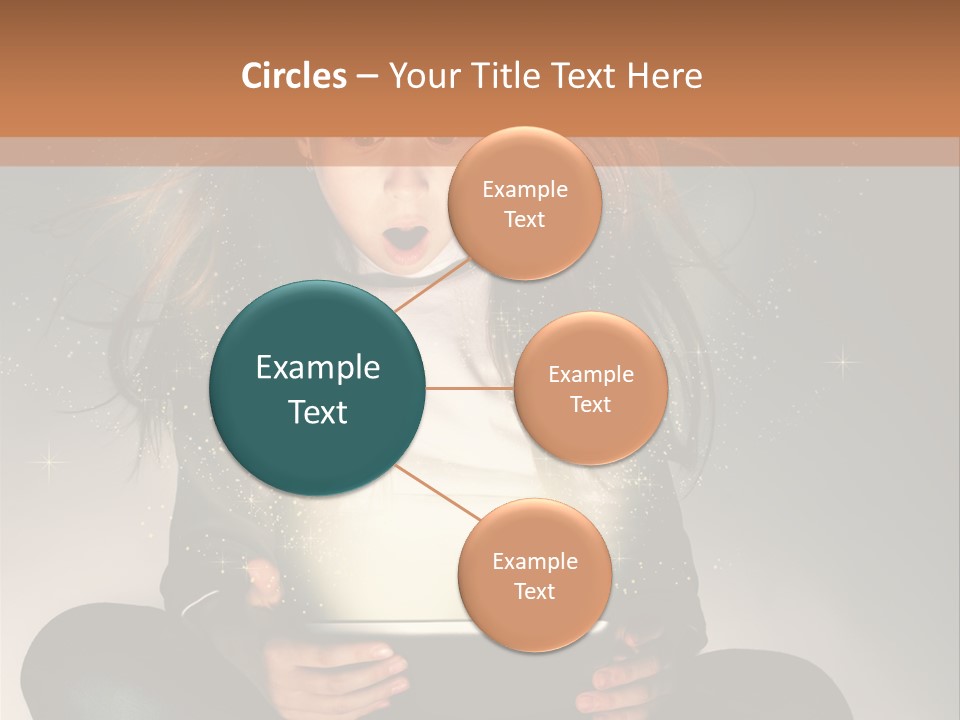 Surprised Magic Child PowerPoint Template