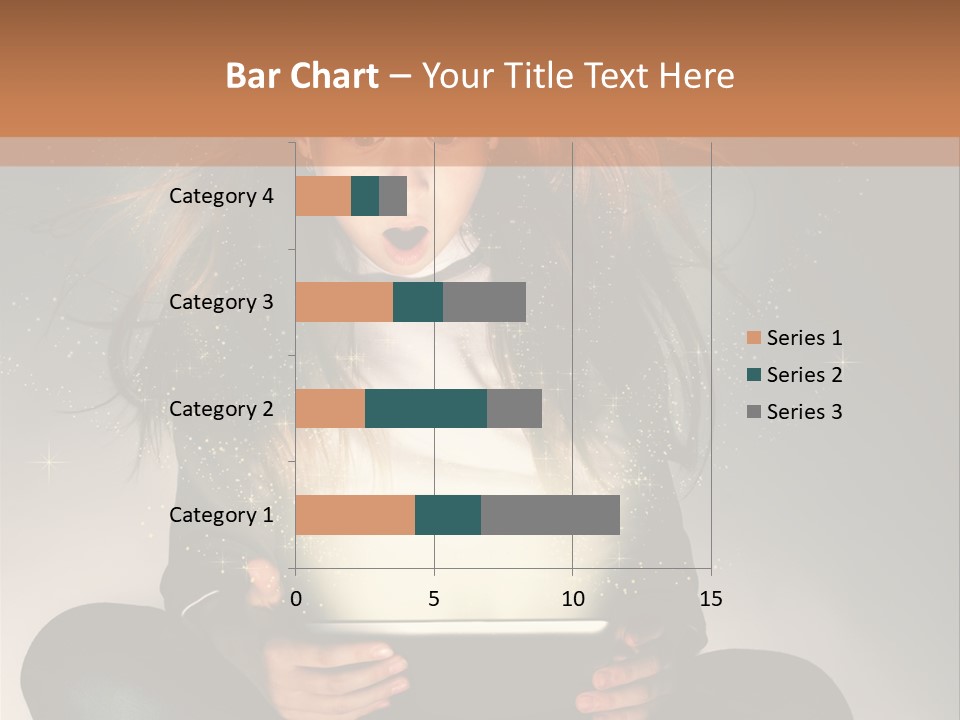 Surprised Magic Child PowerPoint Template