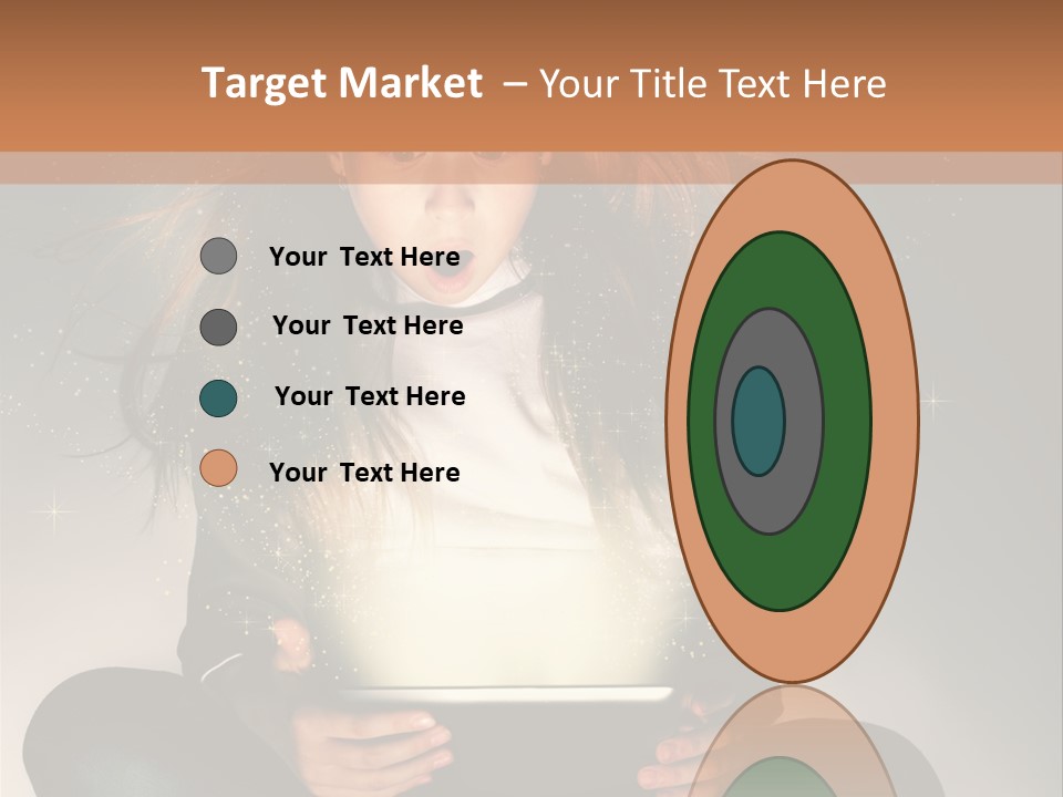 Surprised Magic Child PowerPoint Template