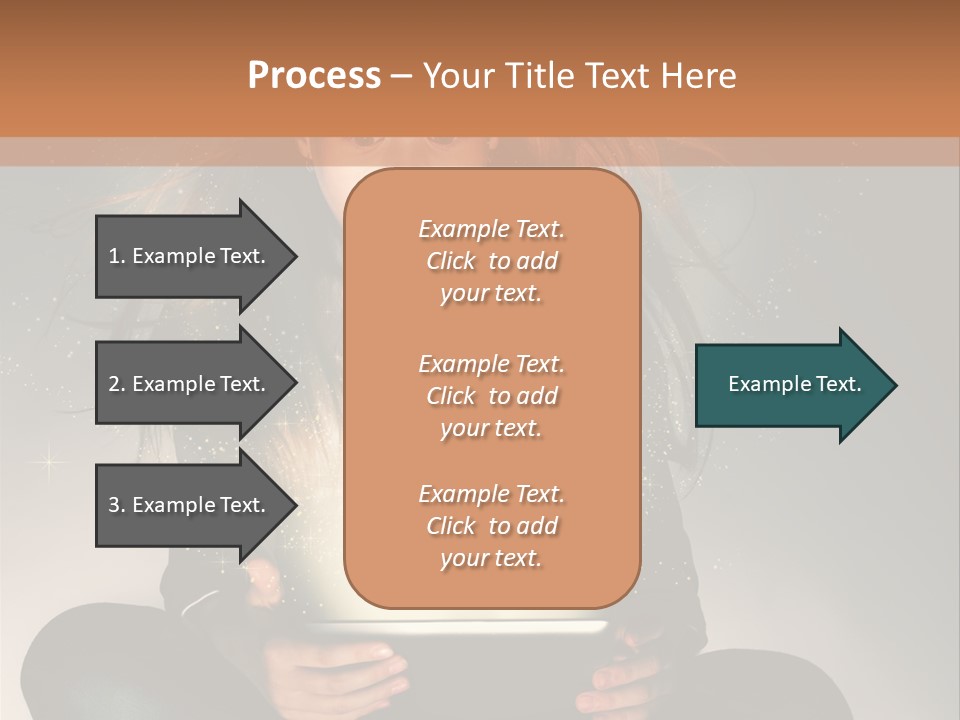 Surprised Magic Child PowerPoint Template