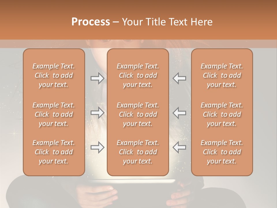 Surprised Magic Child PowerPoint Template
