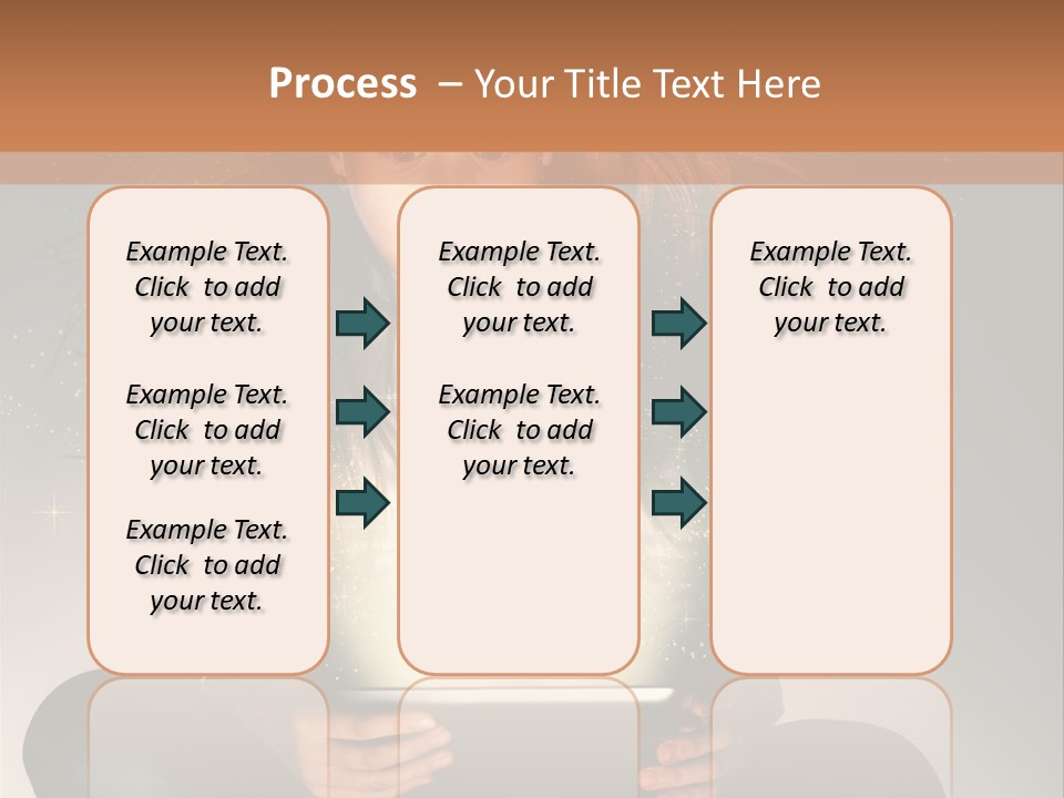 Surprised Magic Child PowerPoint Template