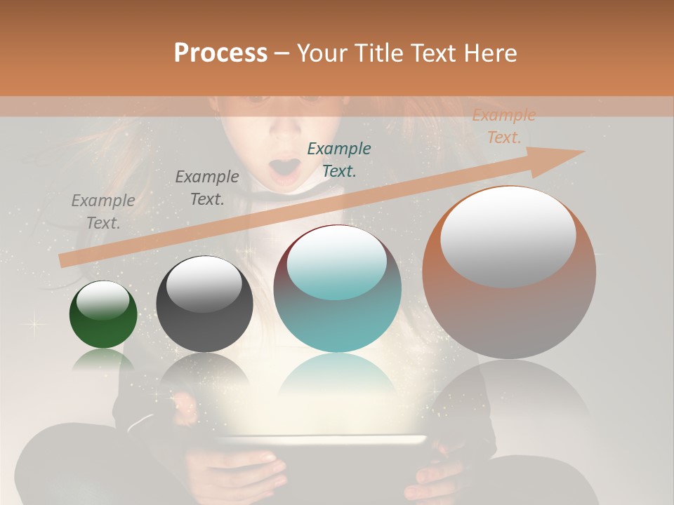 Surprised Magic Child PowerPoint Template