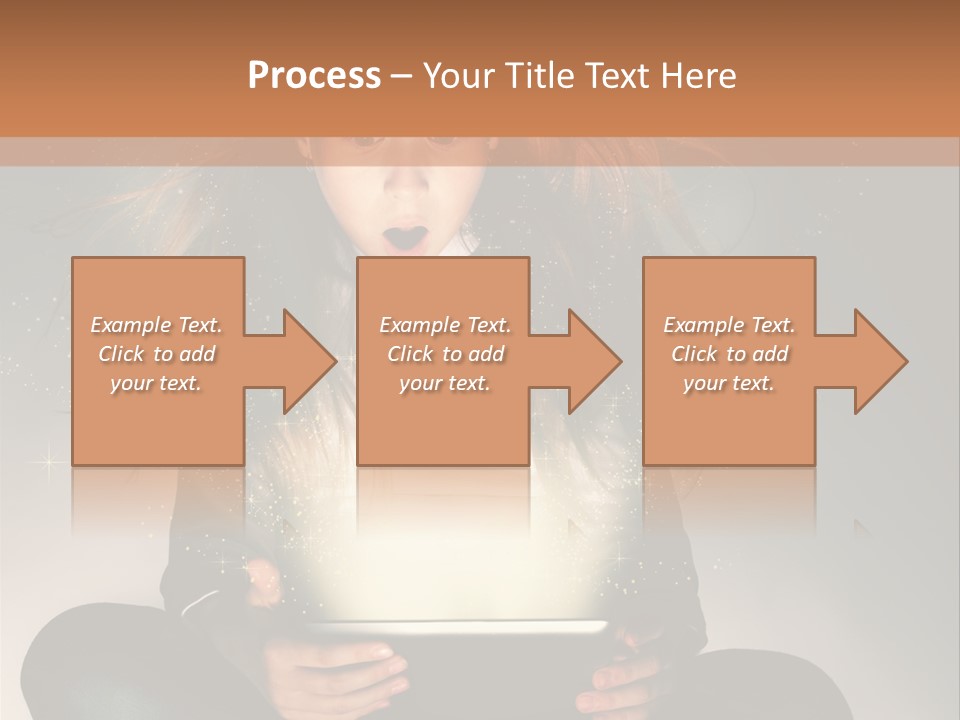 Surprised Magic Child PowerPoint Template