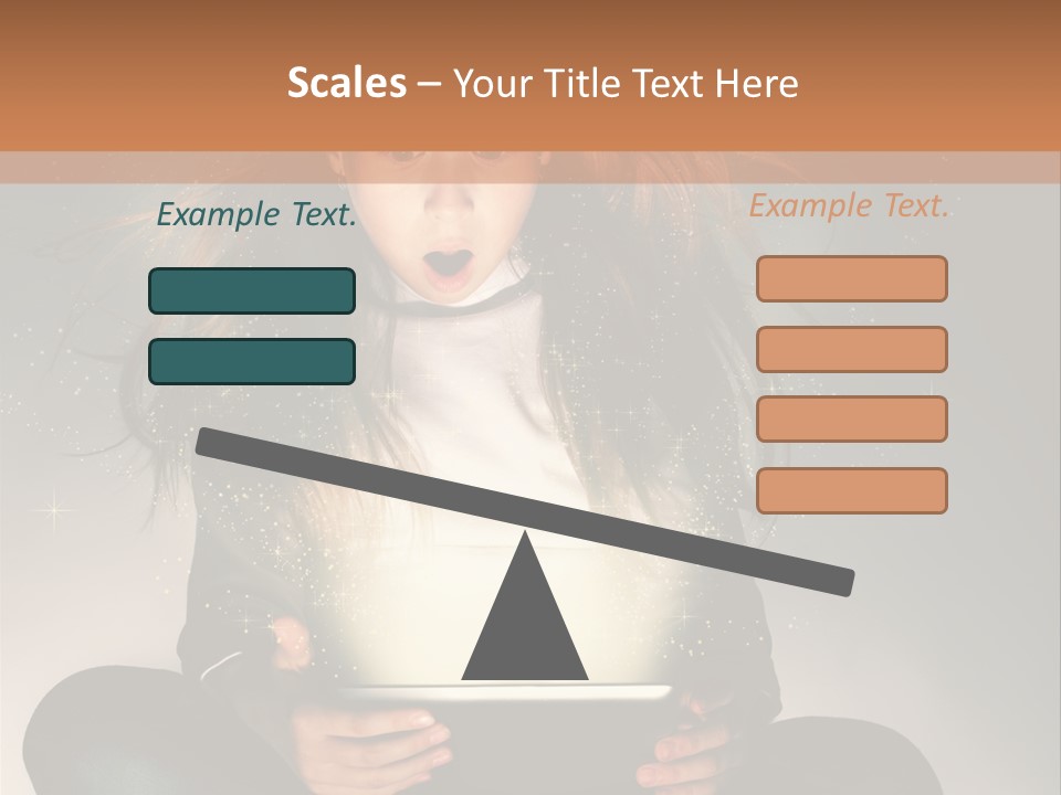 Surprised Magic Child PowerPoint Template