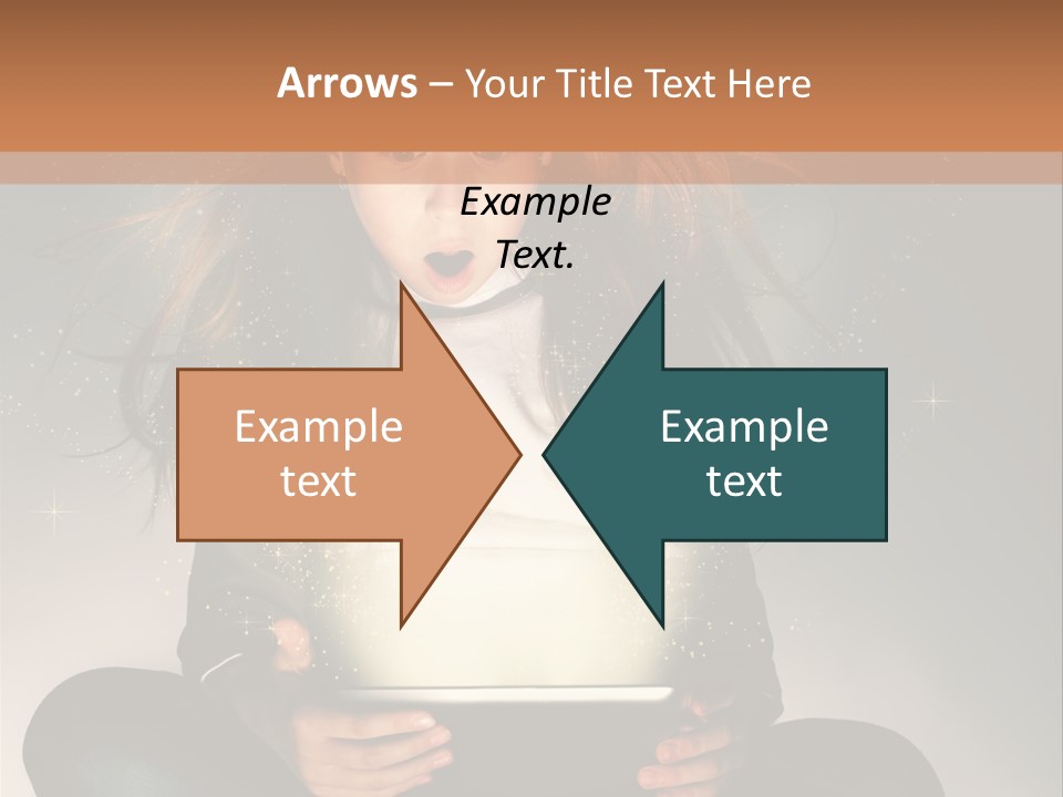 Surprised Magic Child PowerPoint Template