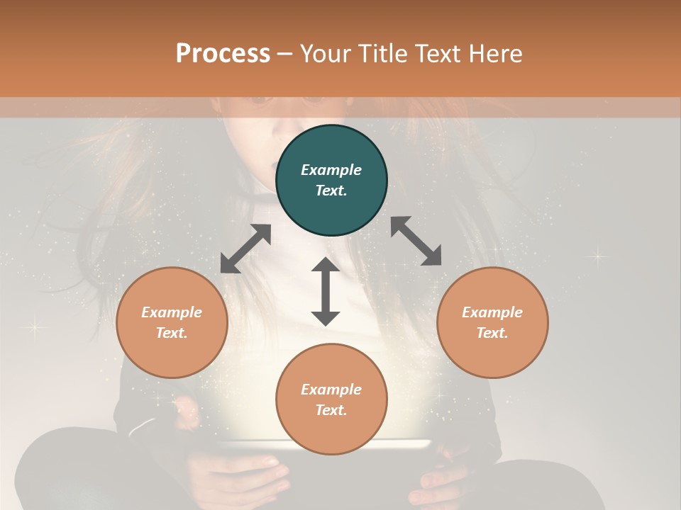 Surprised Magic Child PowerPoint Template