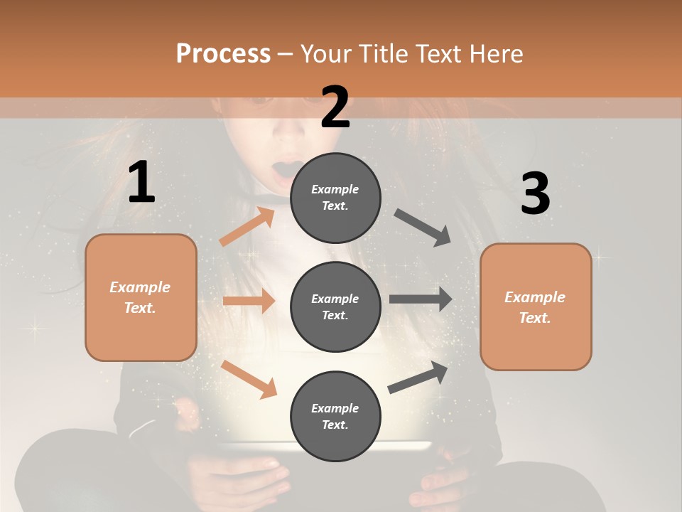Surprised Magic Child PowerPoint Template
