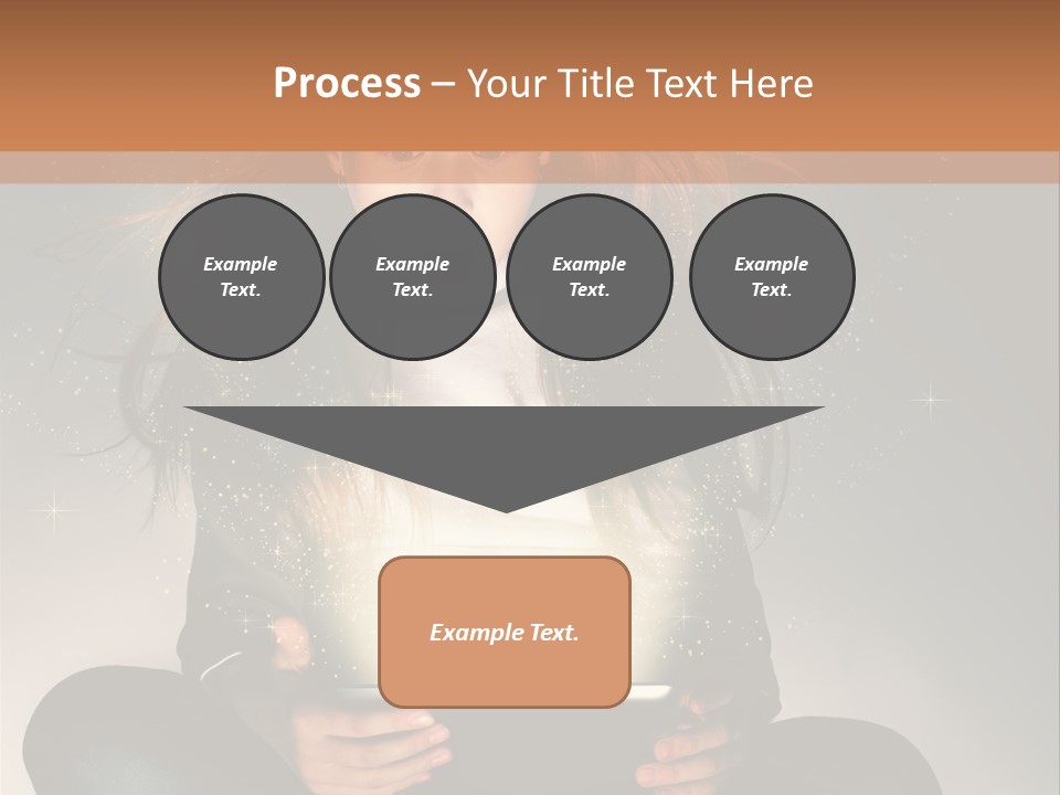 Surprised Magic Child PowerPoint Template