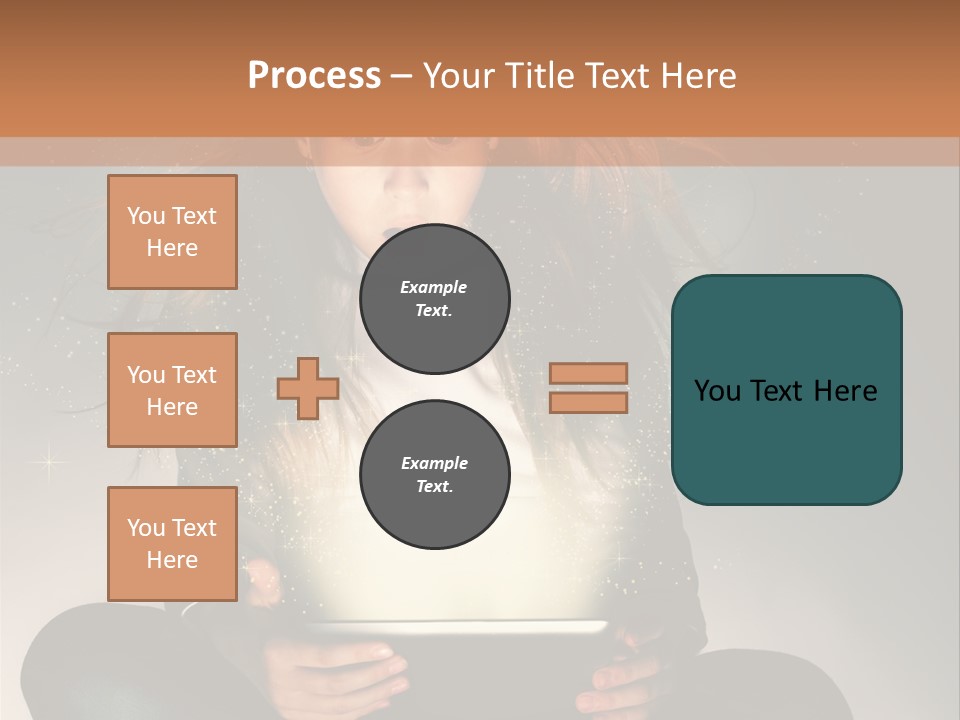 Surprised Magic Child PowerPoint Template