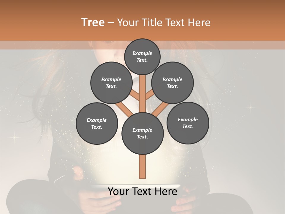 Surprised Magic Child PowerPoint Template