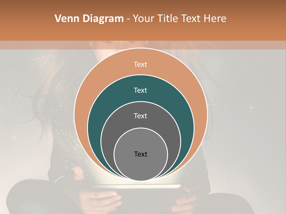 Surprised Magic Child PowerPoint Template