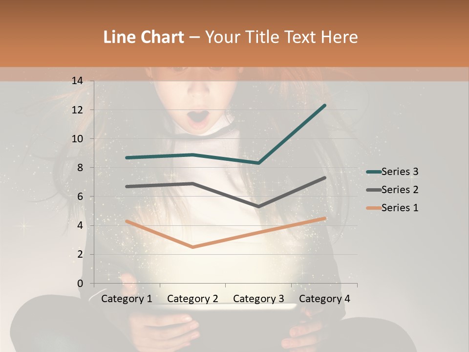 Surprised Magic Child PowerPoint Template