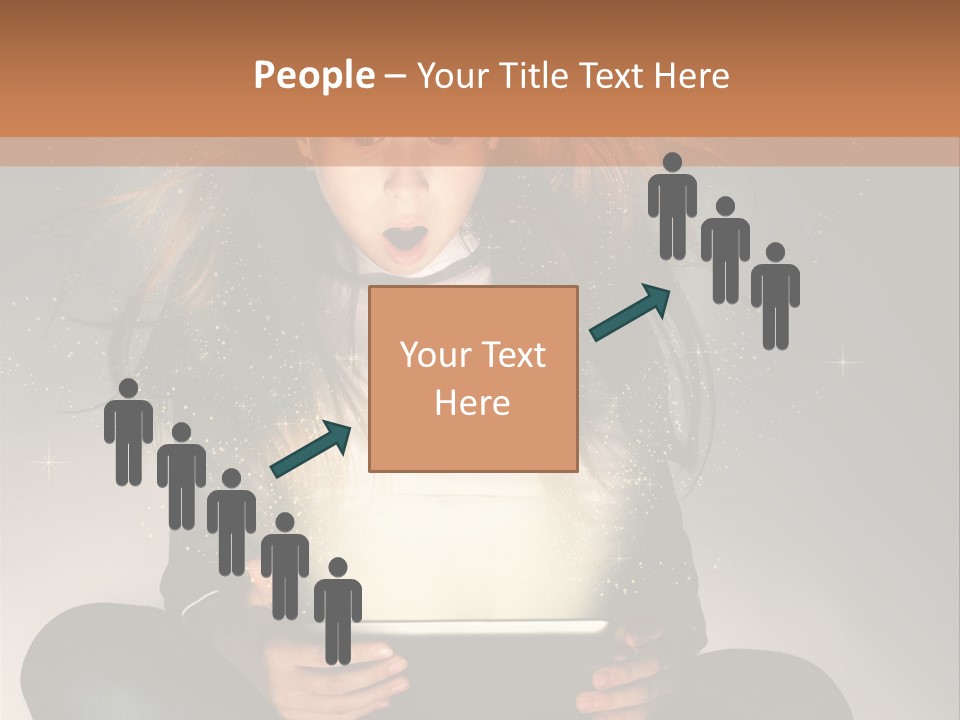 Surprised Magic Child PowerPoint Template