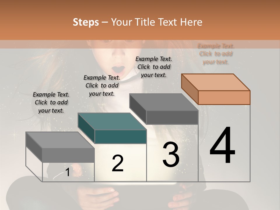 Surprised Magic Child PowerPoint Template