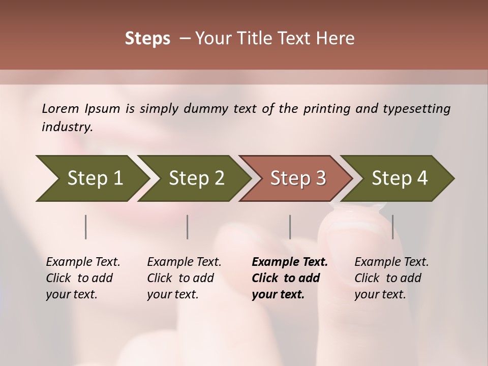 Skin Easy Brunette PowerPoint Template