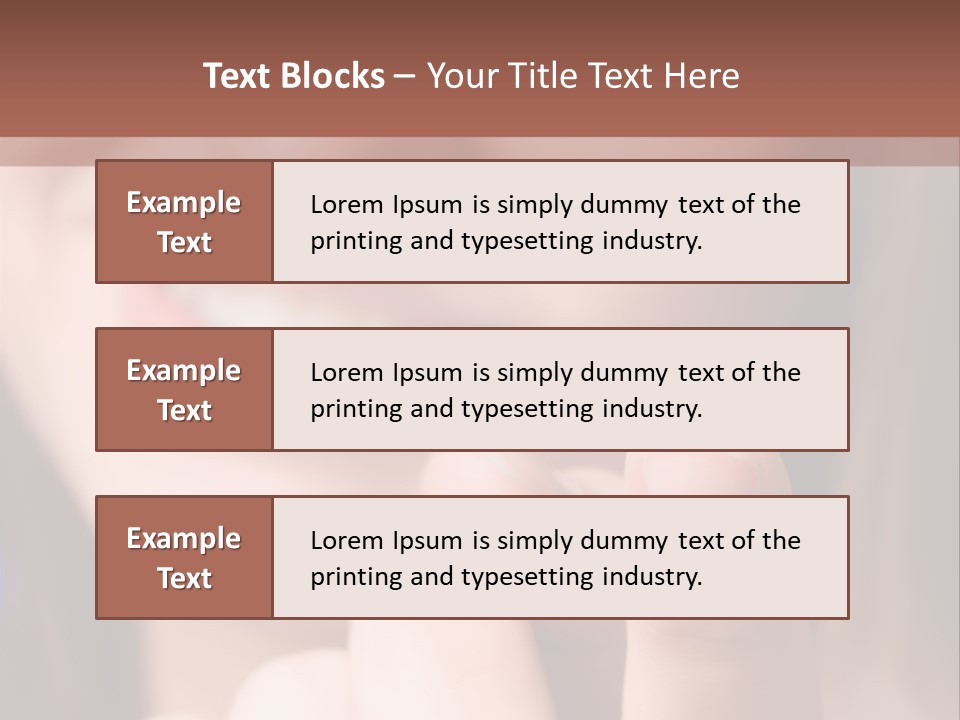 Skin Easy Brunette PowerPoint Template