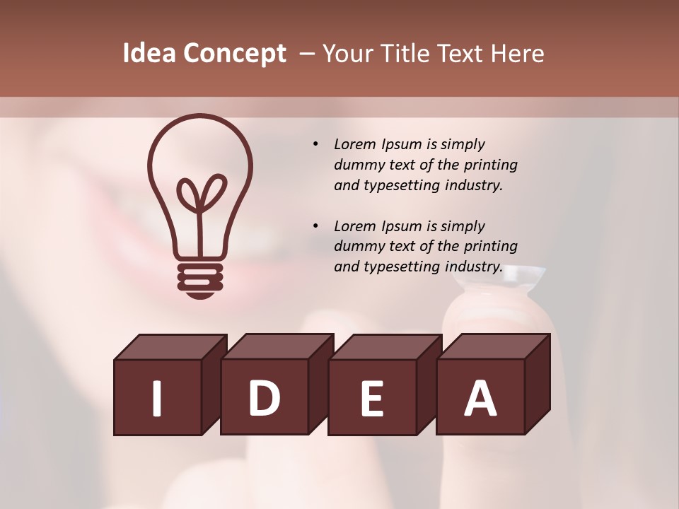 Skin Easy Brunette PowerPoint Template