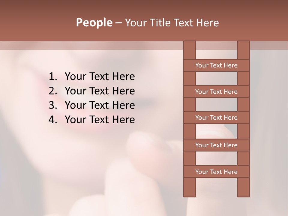 Skin Easy Brunette PowerPoint Template