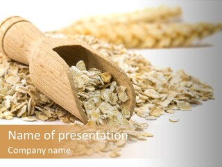 Cereal Rolled Vegetarian PowerPoint Template