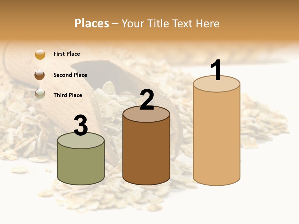 Cereal Rolled Vegetarian PowerPoint Template