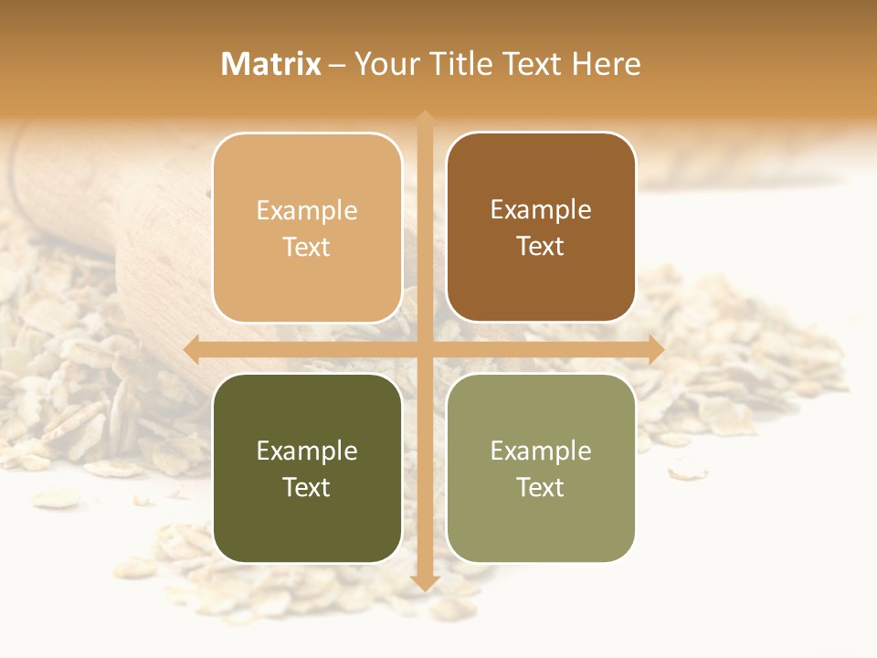 Cereal Rolled Vegetarian PowerPoint Template