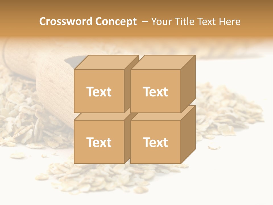 Cereal Rolled Vegetarian PowerPoint Template