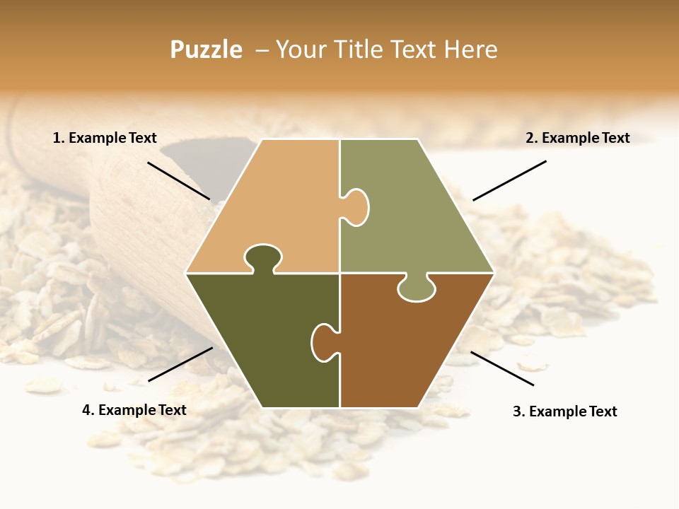 Cereal Rolled Vegetarian PowerPoint Template