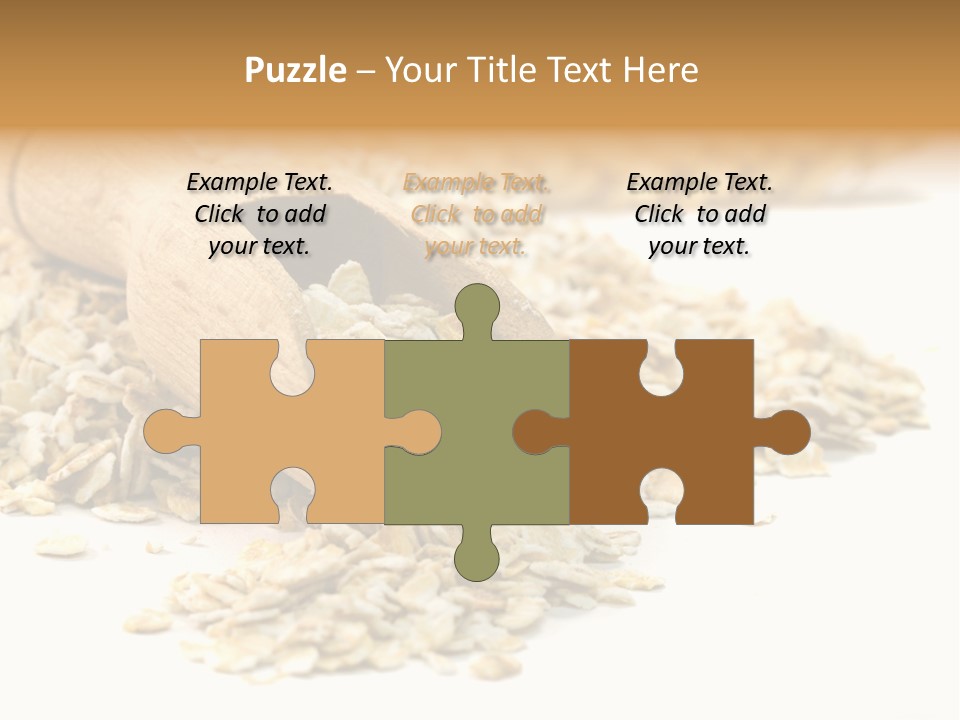 Cereal Rolled Vegetarian PowerPoint Template