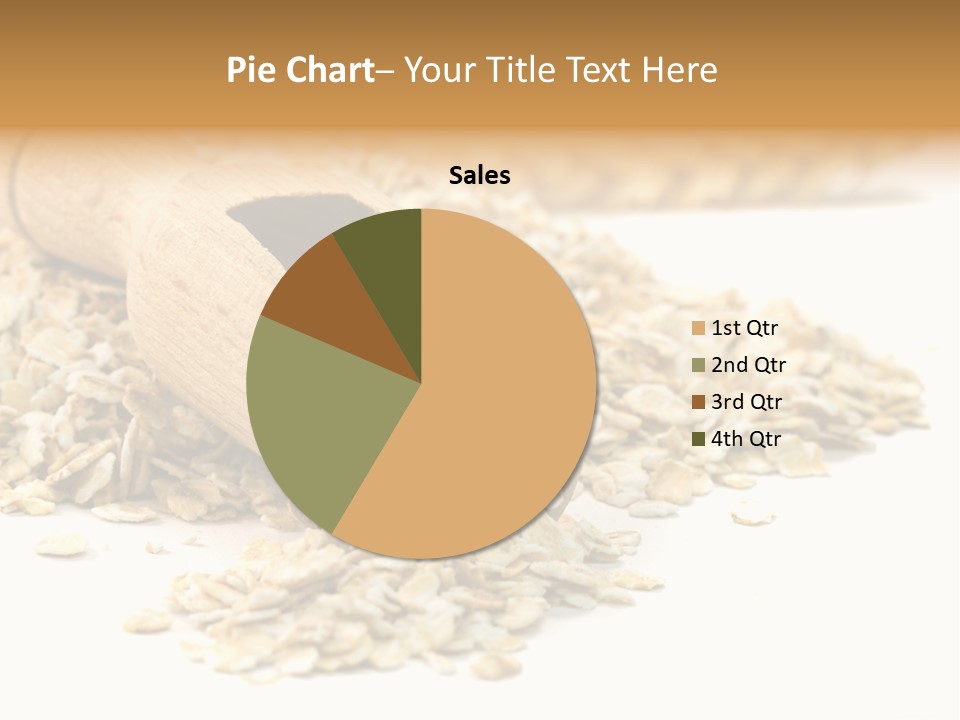 Cereal Rolled Vegetarian PowerPoint Template