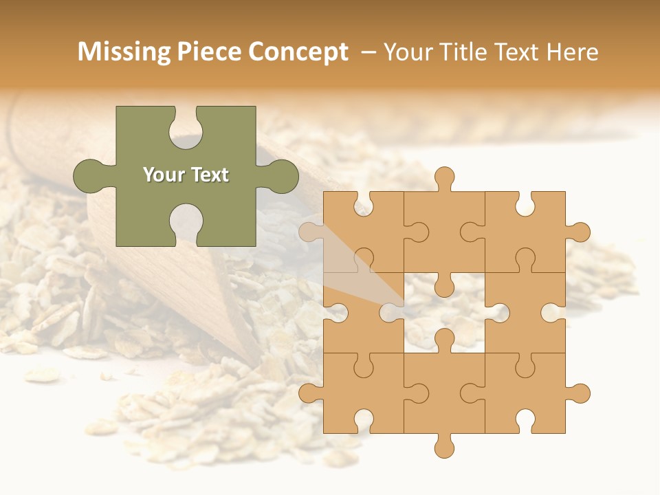 Cereal Rolled Vegetarian PowerPoint Template