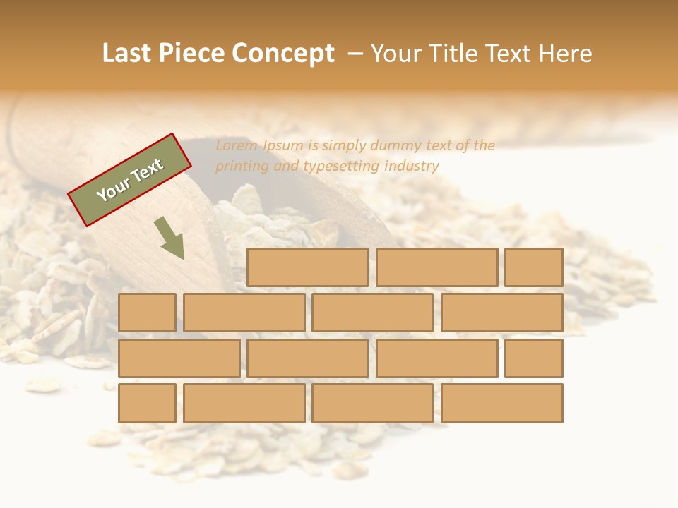 Cereal Rolled Vegetarian PowerPoint Template