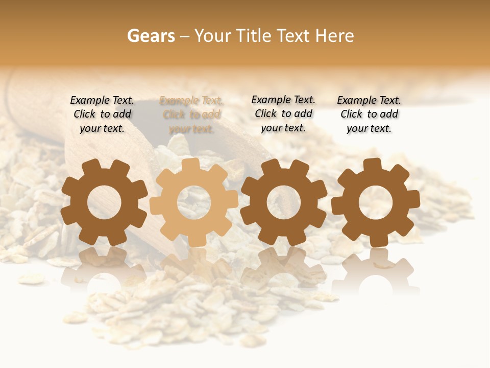 Cereal Rolled Vegetarian PowerPoint Template