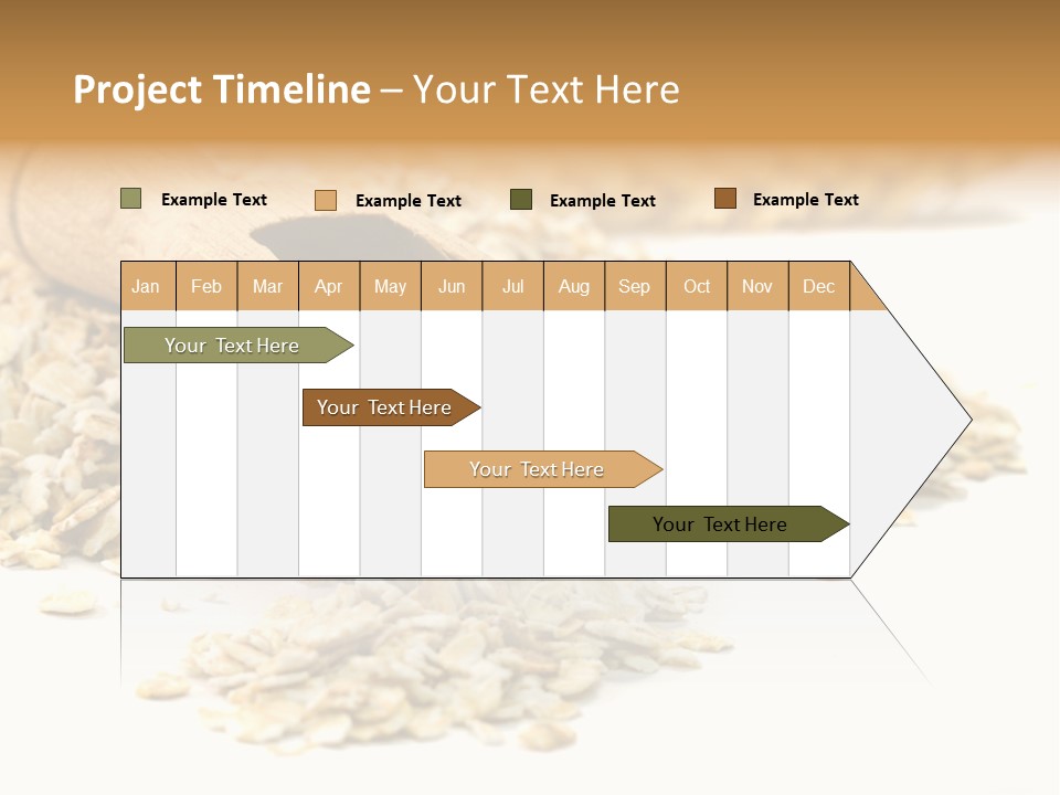 Cereal Rolled Vegetarian PowerPoint Template