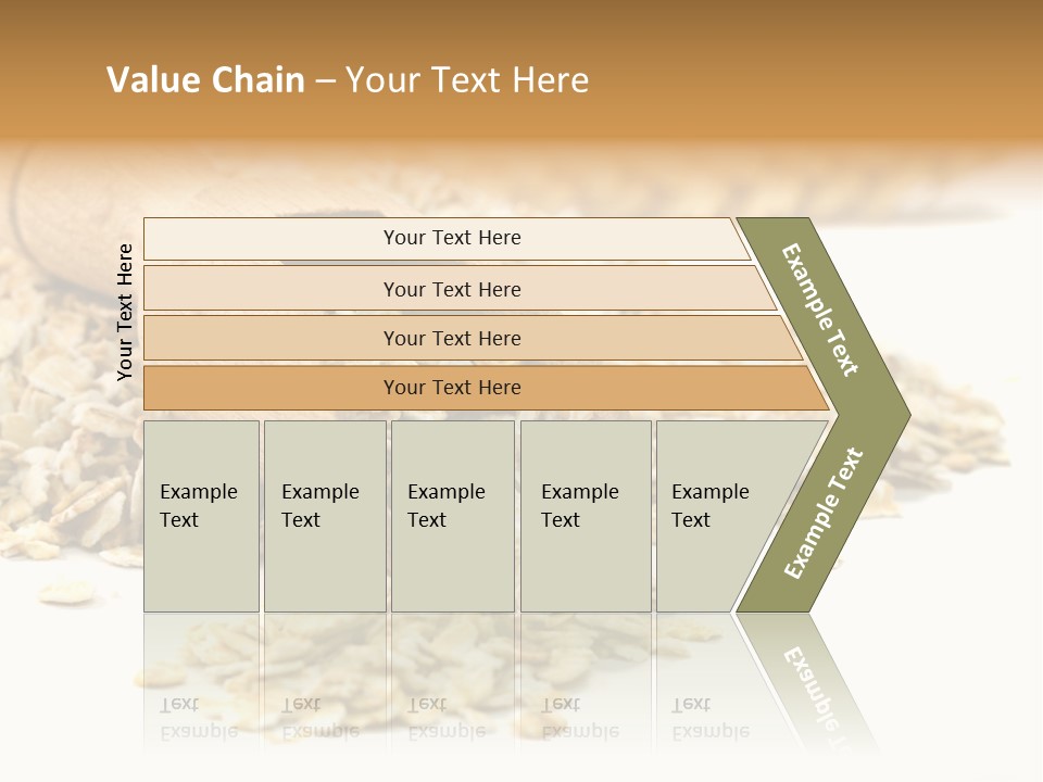 Cereal Rolled Vegetarian PowerPoint Template