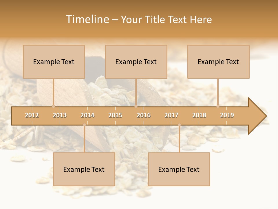 Cereal Rolled Vegetarian PowerPoint Template