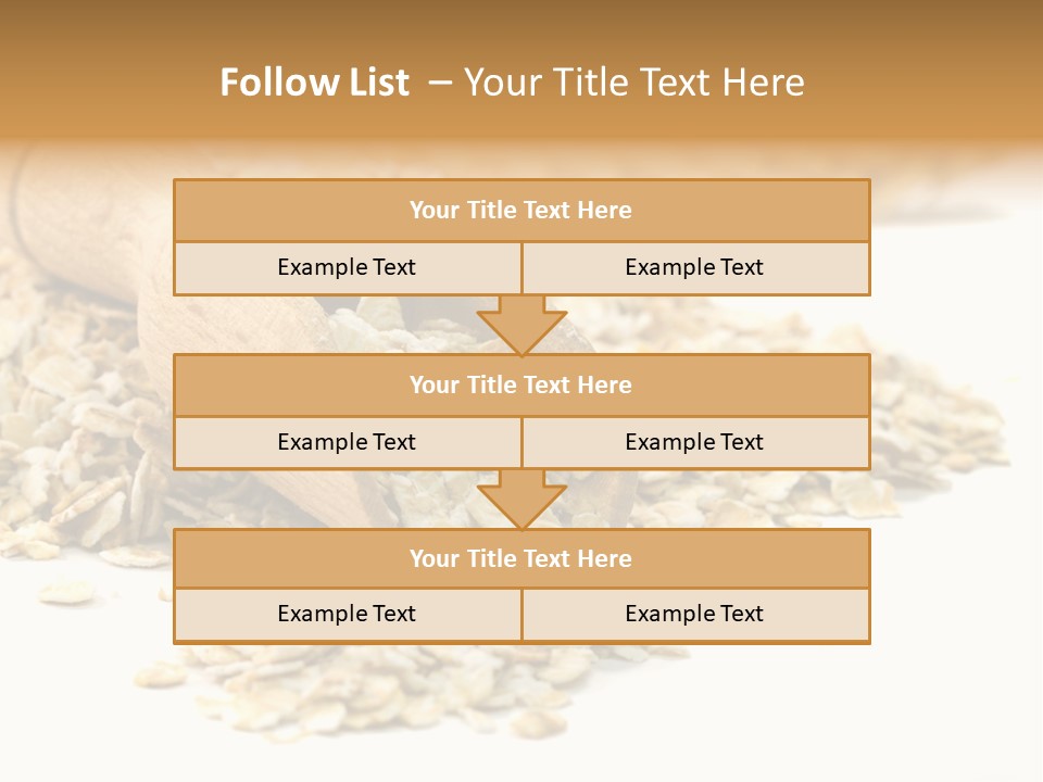 Cereal Rolled Vegetarian PowerPoint Template