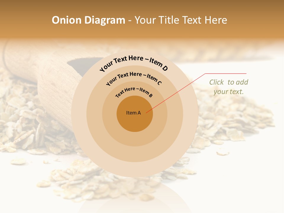 Cereal Rolled Vegetarian PowerPoint Template